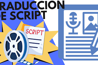 traducción de scripts para podcasts, videos