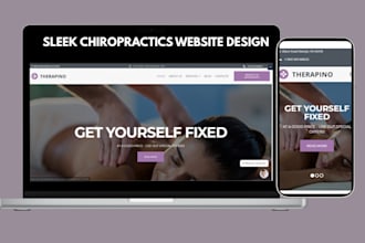 design chiropractic website chiropractic landing page for chiropractic leads