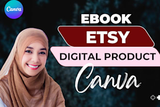 design etsy shop digital products stan store ebook design or shopify store