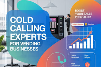 cold calling for hightraffic location, atm placement for vending machine company