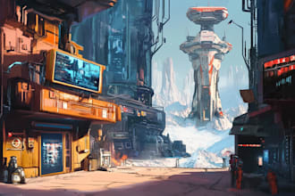make environment concept art landscape design