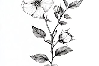 draw beautiful digital botanical illustrations of flowers, fruits, and plants
