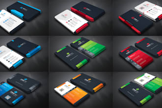 design a modern business card with qr code