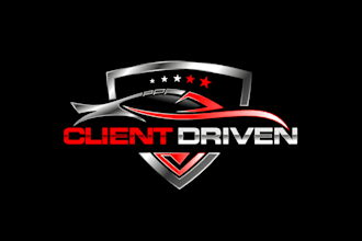 design automotive, car detailing and auto repair logo