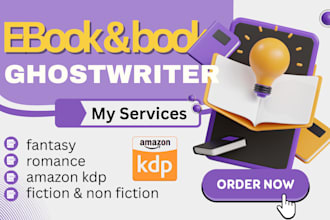 your book and ebook ghostwriter, KDP ebook writing, children story book writing