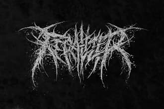design a brutal death metal logo