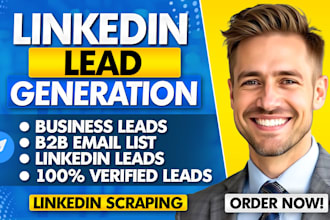 do b2b lead generation by using linkedin sales navigator, b2b email list