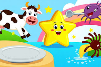 nursery rhymes or kids songs as a female vocalist