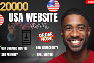 do organic USA,UK website traffic