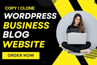 copy clone website, duplicate, rebuild, revamp wordpress website or landing