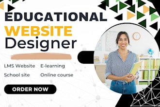 design educational, lms, school, tutor, university squarespace website redesign