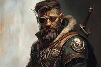 draw your dnd character art