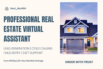be your expert real estate VA, cold calling, appointment setting and follow ups