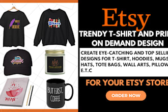 design t shirts for etsy, etsy pod, t shirt design, etsy