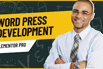 create or customize your wordpress website and ecommerce site