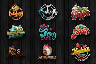 do restaurant, bakery, BBQ, food, cafe logo and any graphics design