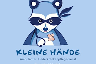 design fancy childcare home service logo