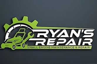 design landscape, agriculture, and lawn care business logo