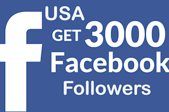 3000 facebook followers fast and real growth