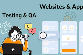 do manual testing for your android app, ios app and website