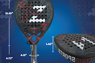 do creative padel racket design