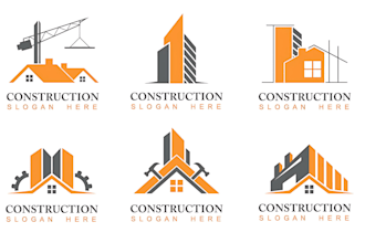 do roofing construction business logo