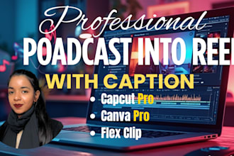 convert your podcast into engaging reel
