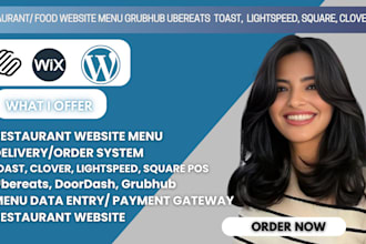 do restaurant menu doordash grubhub ubereats lightspeed toast square clover pos
