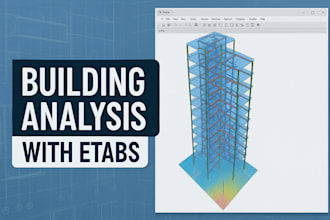 do structural analysis and design of structure using etabs