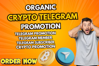 grow your telegram crypto group or channel with targeted promotions