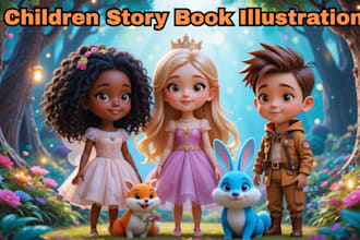 illustrate children story book illustration children story book illustration