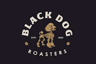 design mascot coffee company logo