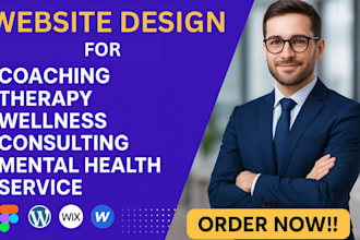 build modern holistic therapy mindset coaching website and mental health service