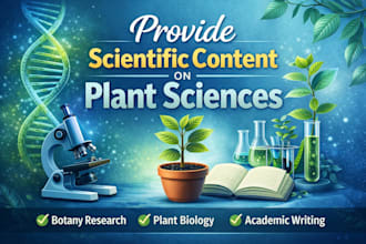 provide scientific content on plants and botany topics