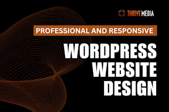 create a professional wordpress website