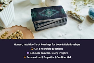 send you a detailed tarot reading for 3 questions