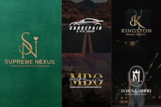 do modern luxury fashion and clothing brand logo design
