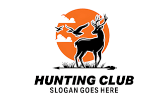 design duck hunting club logo