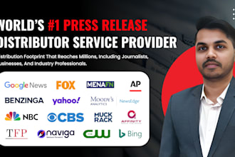 do SEO optimized press release writing and distribution for your brand