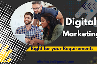 do digital marketing logo to enhance your trade in the world