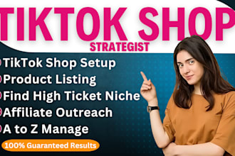 setup tik tok shop, tik tok affiliate and tiktok shop marketing