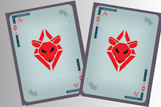 create card game design card box illustration tcg pokemon playing flash card