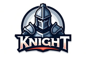 do knight high resolution mascot design logo with business