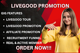 do exclusive livegood promotion live good tour MLM promotion for new sign up