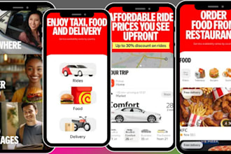 develop a taxi booking app food delivery app restaurant app