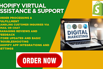 be your shopify virtual assistance customer support and shopify order fulfilment