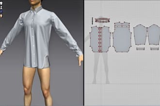do any 3d fashion designs and patterns