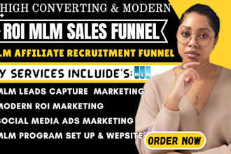 promote mlm network marketing, mlm sales funnel, mlm affiliate recruiting funnel
