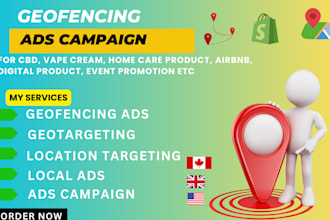 run effective geofencing ads campaign, geotargeting cbd airbnb