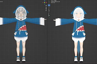 create vrchat avatar, furry avatar, vtuber rigging, anime nsfw vr character